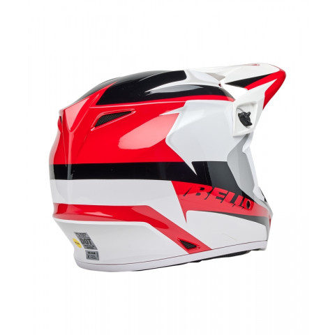 Casque BELL MX-9 Mips - Rift Gloss Red/White