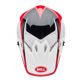 Casque BELL MX-9 Mips - Rift Gloss Red/White