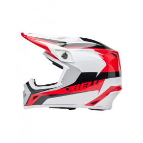 Casque BELL MX-9 Mips - Rift Gloss Red/White