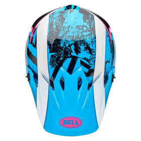 Casque BELL MX-9 Mips - Breakdance Gloss Blue/Pink