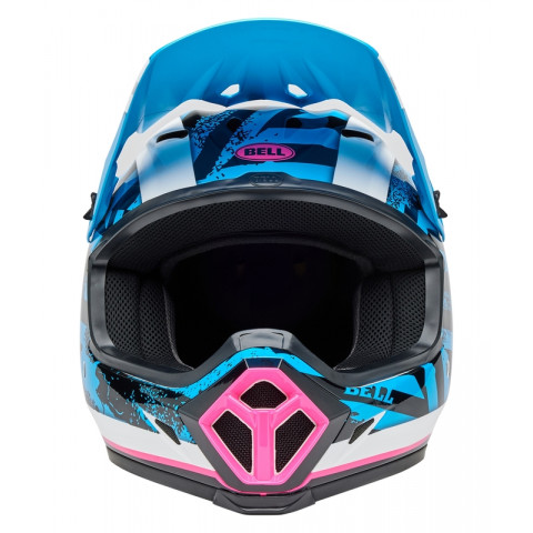 Casque BELL MX-9 Mips - Breakdance Gloss Blue/Pink