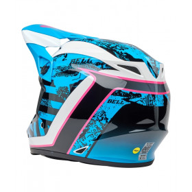 Casque BELL MX-9 Mips - Breakdance Gloss Blue/Pink