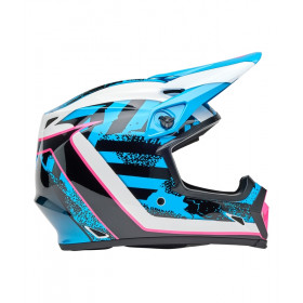 Casque BELL MX-9 Mips - Breakdance Gloss Blue/Pink