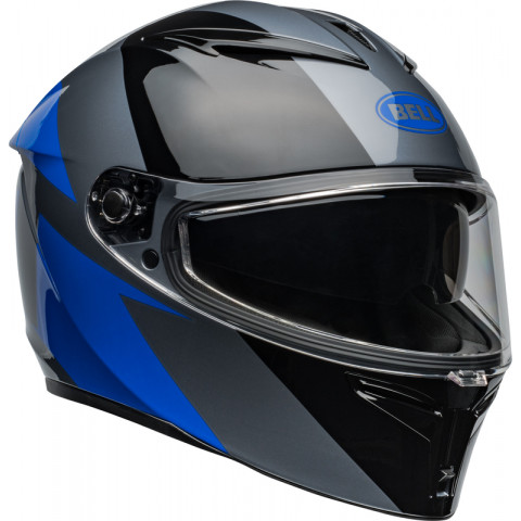 Casque BELL Lithium - Shear Gloss Gray/Blue