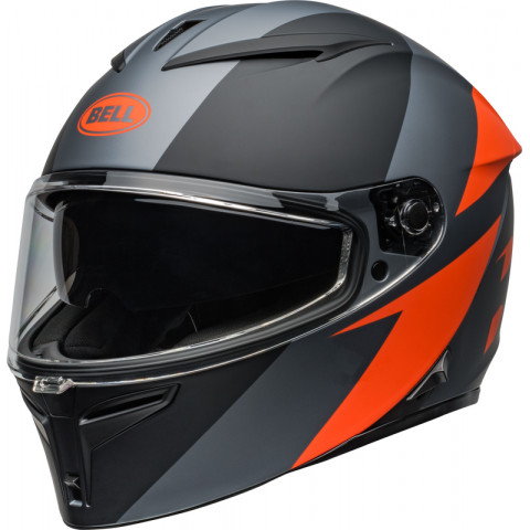 Casque BELL Lithium - Shear Matte Gray/Orange