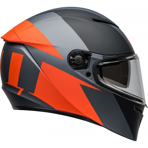 Casque BELL Lithium - Shear Matte Gray/Orange