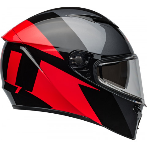 Casque BELL Lithium - Shear Gloss Metallic Gray/Red