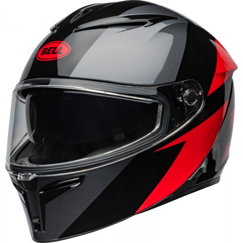 Casque BELL Lithium - Shear Gloss Metallic Gray/Red