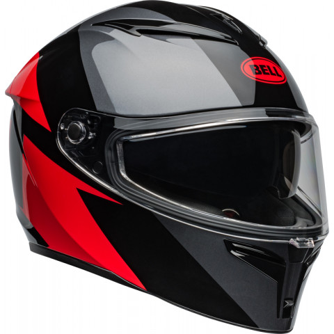 Casque BELL Lithium - Shear Gloss Metallic Gray/Red