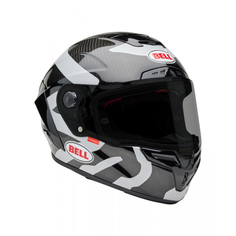 Casque BELL Race Star DLX - Hello Cousteau Equidae Matte Gloss Black/Gray