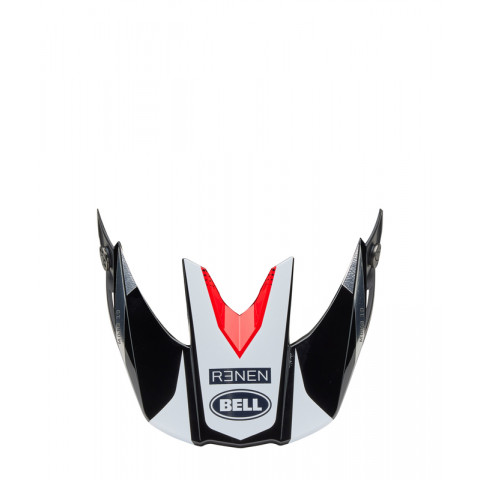 Visière BELL Moto-10 - Renen Raycon Matte Gloss Black/White