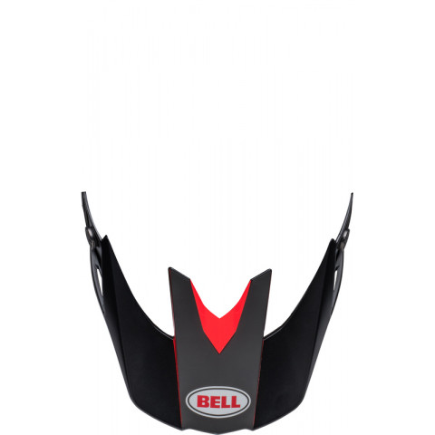 Visière BELL Moto-10 - Satin/Gloss Black/Red