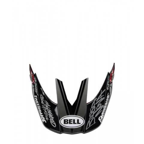 Visière BELL Moto-10 - Fasthouse DITD 25 Gloss Gray/Red