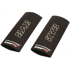 Protection de fourche supérieure RFX Race Series Forkshrink logo KYB - blanc