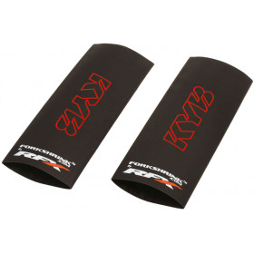 Protection de fourche supérieure RFX Race Series Forkshrink logo KYB - rouge