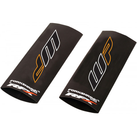 Protection de fourche supérieure RFX Race Series Forkshrink logo WP - blanc/orange