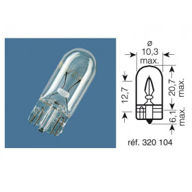 Ampoule OSRAM Original Line W3W 12V 3W - x10