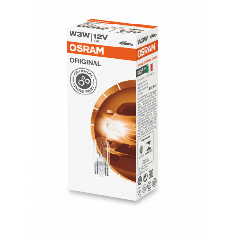 Ampoule OSRAM Original Line W3W 12V 3W - x10