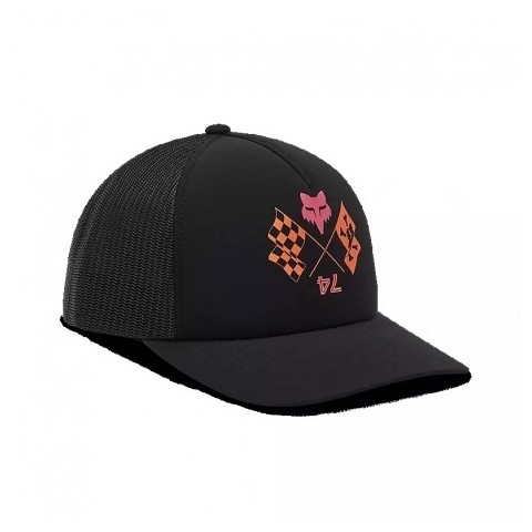 W RACE SPEC TRUCKER  HAT [BLK]