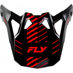 Visière FLY RACING Formula CP Slice - gris/rouge/noir