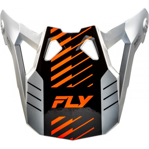 Visière FLY RACING Formula CP Slice - gris/orange/noir