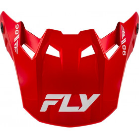 Visière FLY RACING Formula CC Objective - rouge/blanc