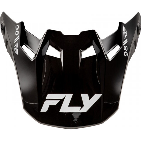 Visière FLY RACING Formula CC Objective - noir/blanc