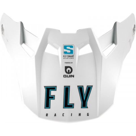 Visière FLY RACING Formula S Carbon Solid - blanc