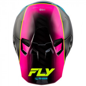 Casque FLY RACING Formula CC L.E. Underglow - gris/rose/bleu