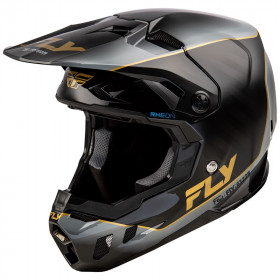 Casque FLY RACING Formula CC L.E. Underglow - noir/gris/or