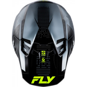 Casque FLY RACING Formula S Carbon Protocol - noir carbone/gris/Hi-Vis