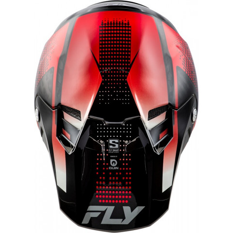 Casque FLY RACING Formula S Carbon Protocol - noir carbone/rouge