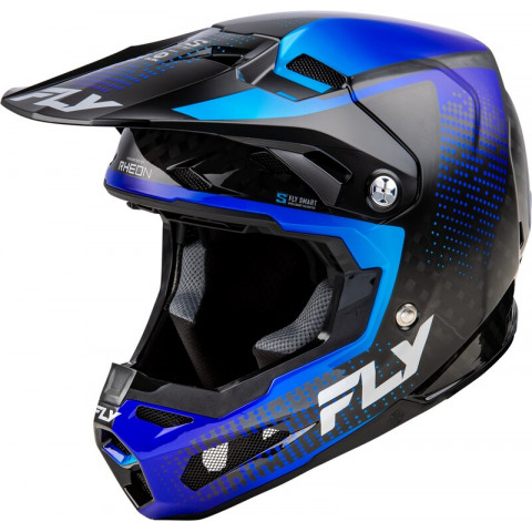 Casque FLY RACING Formula S Carbon Protocol - noir carbone/rouge