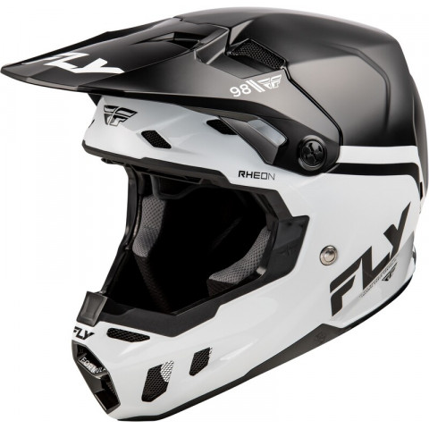 Casque FLY RACING Formula CC Objective - noir/blanc