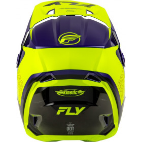 Casque FLY RACING Kinetic Rally - Hi-Vis/bleu/noir