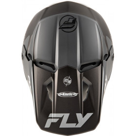 Casque FLY RACING Kinetic Rally - gris matte/noir/blanc