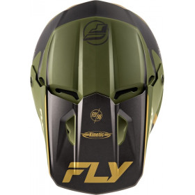 Casque FLY RACING Kinetic Rally - Matte Moss Grey/Khaki/Off-White