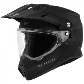 Casque FLY RACING Trekker Solid - noir matte