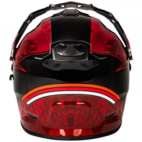 Casque FLY RACING Trekker Krypyek Conceal - rouge/noir