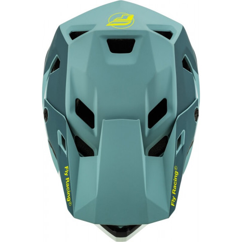 Casque enfant vélo FLY RACING Rayce - Matte Blue Stone/Hi-Vis