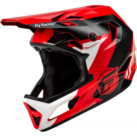 Casque enfant vélo FLY RACING Rayce - rouge/noir/blanc