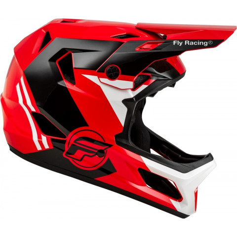 Casque vélo FLY RACING Rayce - rouge/noir/blanc