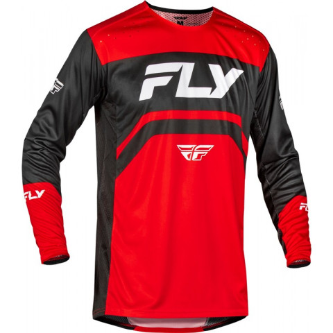 Maillot vélo FLY RACING Rayce - rouge/noir/blanc