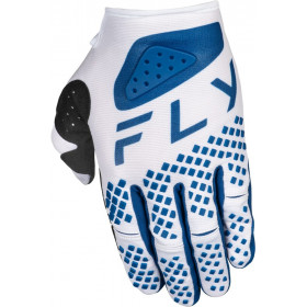 Gants FLY RACING Kinetic Center - blanc/navy