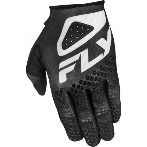 Gants FLY RACING Kinetic SYM - noir/blanc