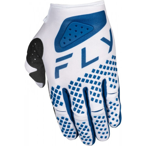 Gants enfant FLY RACING Kinetic Center - blanc/navy