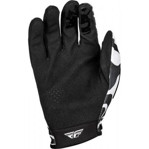 Gants enfant FLY RACING Lite L.E. Abyss - blanc/noir