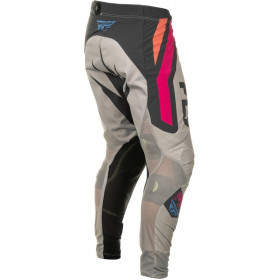 Pantalon FLY RACING Lite S.E. Vice - gris clair/rose/corail