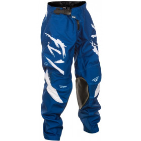 Pantalon enfant FLY RACING Kinetic Stoke - Navy/blanc