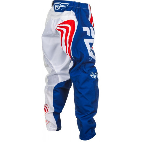 Pantalon enfant FLY RACING F-16 - rouge/blanc/bleu